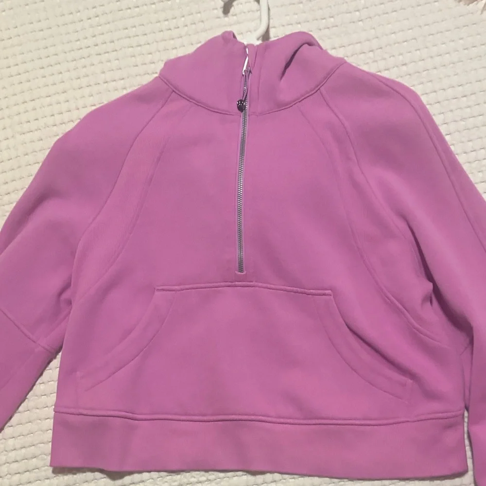 Lululemon Athletica Pink Half-Zip Pullover - Picture 1 of 2